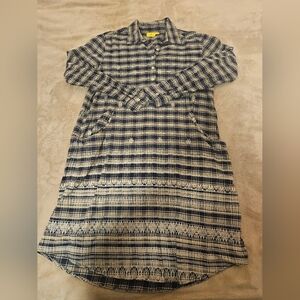 Roberta Roller Rabbit Plaid Long Sleeve Dress